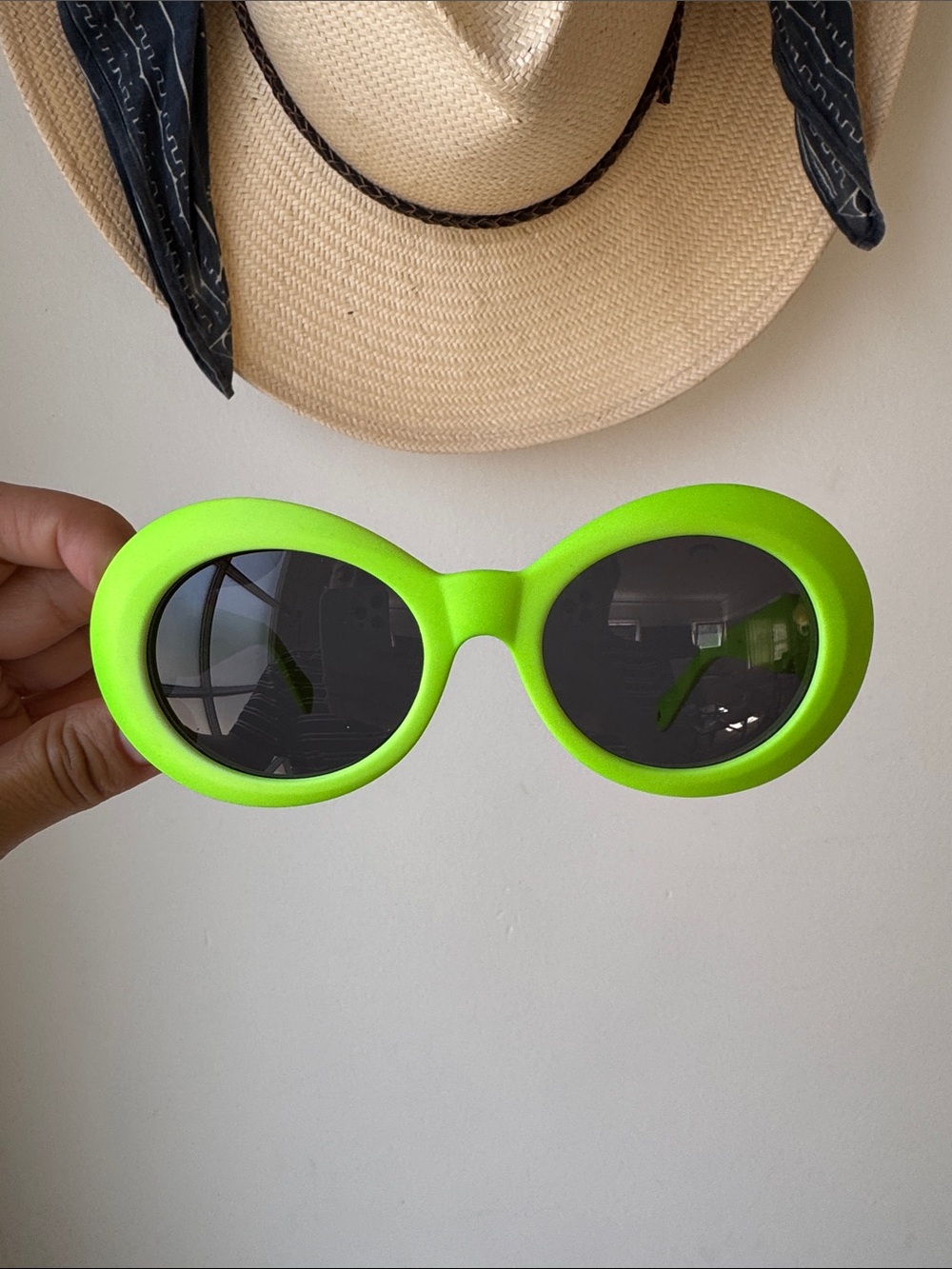 Gianni Versace Spring 1996 Medusa 418 Matte Neon Sunglasses (Brand New)